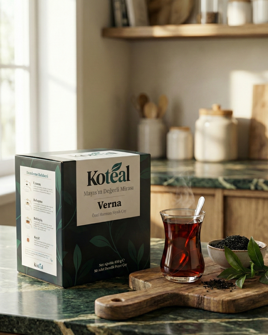 Verna: Özel Harman Demlik Poşet Çay (850g)