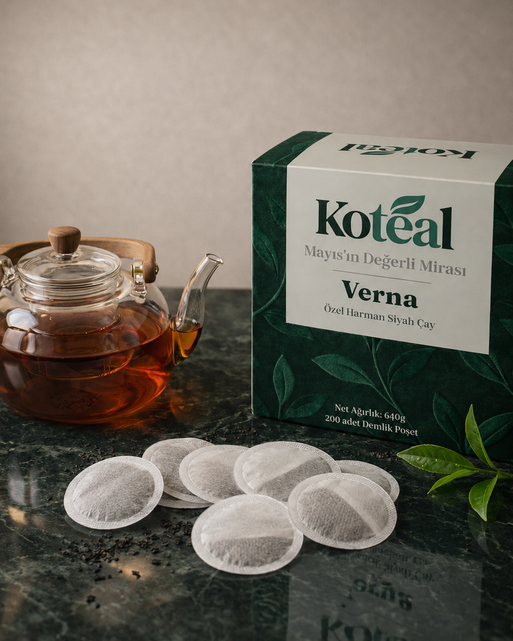 Verna: Özel Harman Demlik Poşet Çay (640g)